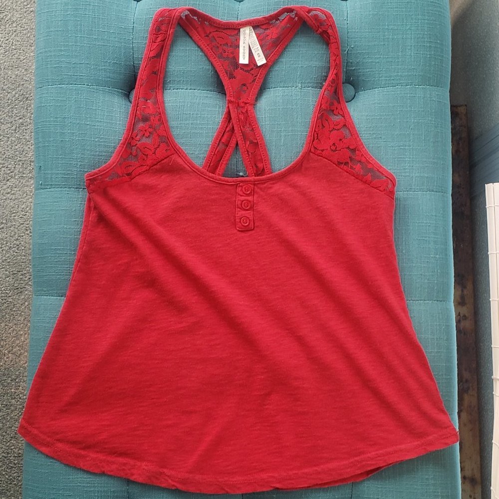 Red Raceback Tank Top S